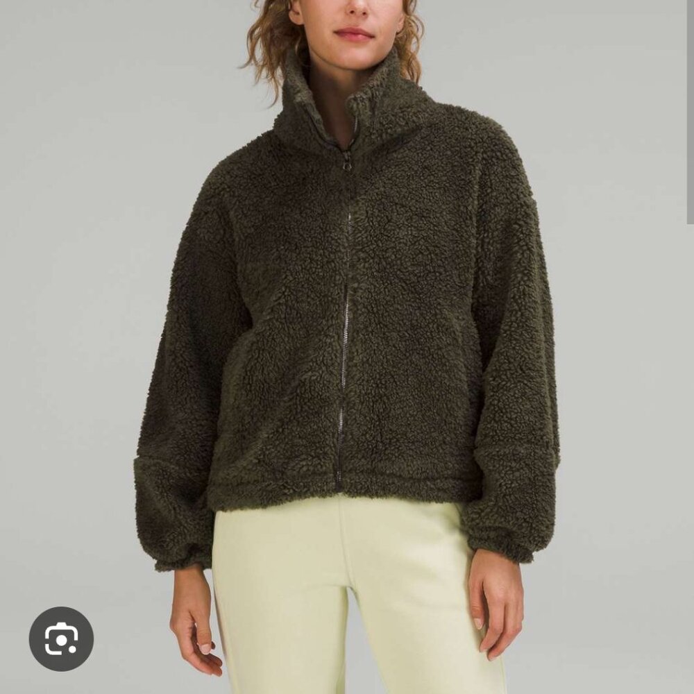 Lululemon Cinchable Fleece Zip-Up